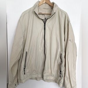 Tommy Bahama Men's cream full zip Jacket